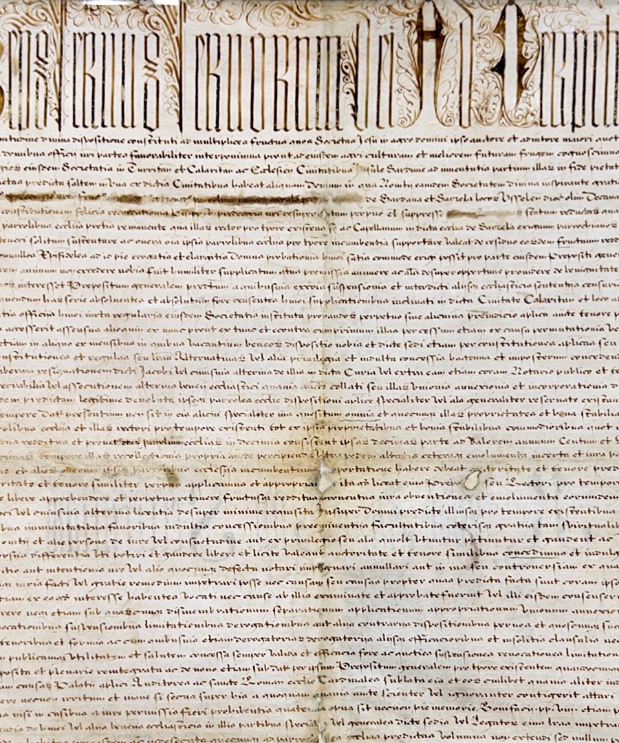 Pergamene (XIV–XIX secolo)